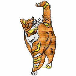 Cats Embroidery Design 11 Cats Embroidery Design 11